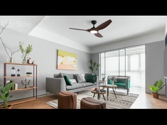 装飾用48インチ プラスチック 天井扇風機 室内 モダンDCモーター