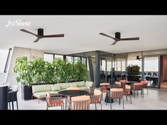 6 スピード 選択 リモコンと耐久性固木刃の装飾的な天井扇風機