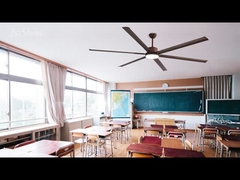 アルミブレードを持つ金属天井扇風機 高気圧DCモーター