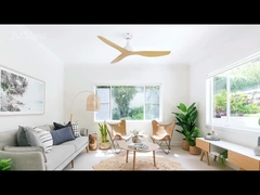 52インチ モダンDC天井扇風機 ABS木造型ABSブレード