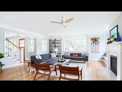 DCモーターとMDFブレード付きの36インチ2イン1天井扇風機