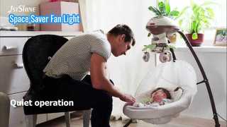 36 インチ格納式シーリングファン調光可能ライト