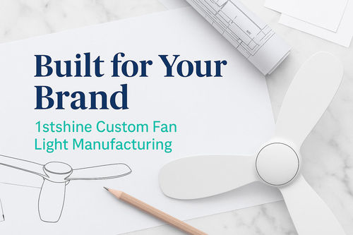についての最新の会社ニュース シーリングファンライトのOEM & ODMプロセス：コンセプトから量産まで
