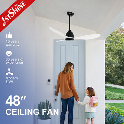 48インチ LEDライトのない現代的な天井扇風機 ABS ブレイド DC リモコン