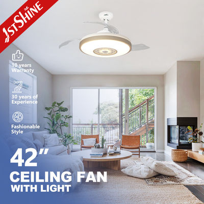 購入 寝室用 42 インチ スマート RGB LED 天井扇風機 オンライン製造