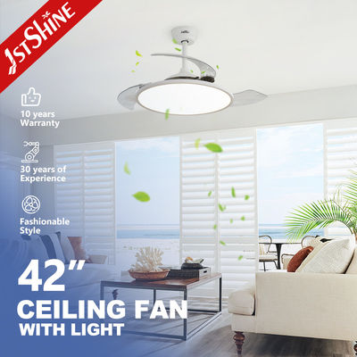 購入 42 インチ 6 スピード 暗調可 LED 目に見えない天井扇風機 ライト 3 PC 刃 オンライン製造