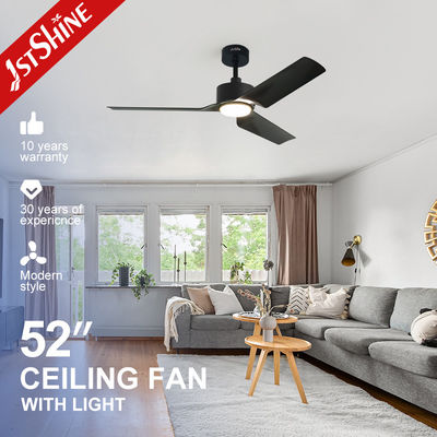 購入 110-240v/50-60Hz リビングルーム LED 天井扇風機 3 枚のプラスチックブレードと直流銅モーター オンライン製造