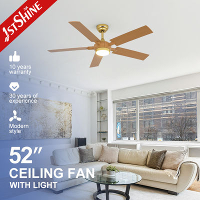 購入 52インチ リモコンアプリ制御 LED 天井扇風機 大気流 ABS ブレード 18wライト オンライン製造