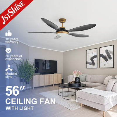 購入 1stshine 56インチ ディムブル LED照明 天井扇風機 5 黒 ABS ブレード ROHS 認証 オンライン製造