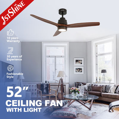 購入 LEDライト 1stshine 5 スピードリモコンと3自然木刃の天井扇風機 オンライン製造
