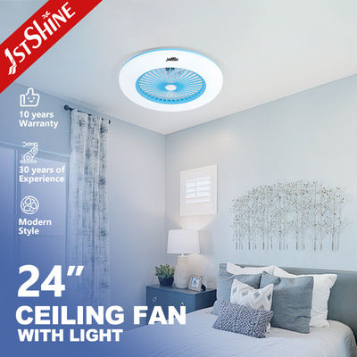 24インチ7ABSブレード ベッドルーム 天井扇風機 ライト ACモーター 3色 LED