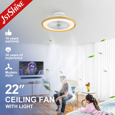 リモートと高気流 110-240V/50Hz-60Hz低プロフィールを持つディム可能なLED天井扇風機