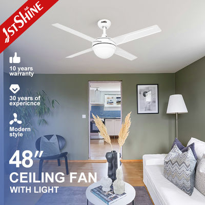 230V 50HZ OEM 4 アイアンブレード ディムブル リモート LED 天井扇風機ライト