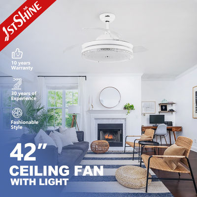 LEDライトとリモコン付きの5速目に見えない天井扇風機 1stshine 3*PCブレード