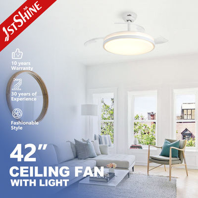 引換可能な天井扇風機のライトのための5速制御付きの見えないLED天井扇風機