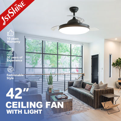モダンスタイル 2 1stshine リモコン制御と引き取り可能なデザインのLED天井扇風機