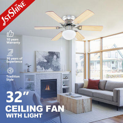 32' 6 MDF ブレード 飾り付け式 AC モーター 天井扇風機 ライトキット