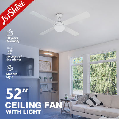 低騒音 23W DCモーター LEDライトとリモコン10付き,現代の装飾的な天井扇風機