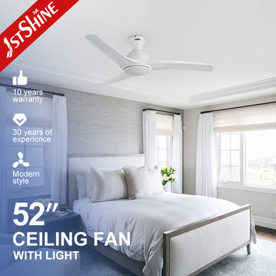 簡単 清潔 52 インチ ABS ブレイド LED 天井扇風機 ライトとサイレント モーター フラッシュ マウント