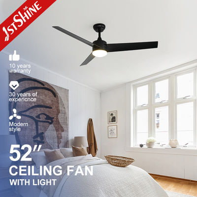エネルギー 節約 1stshine LED 天井扇風機 リモートとライト 黒 ABS ブレード 6 スピード