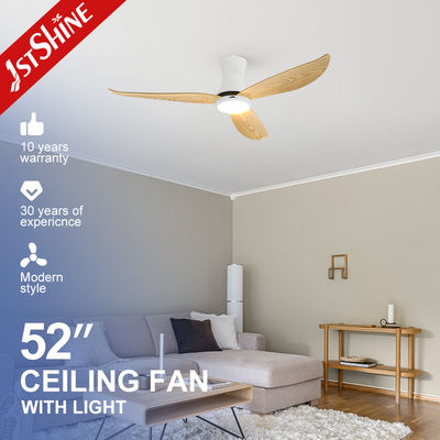110-240V/50Hz-60Hz 入力電圧 LED 天井扇風機 木の穀物刃と6速