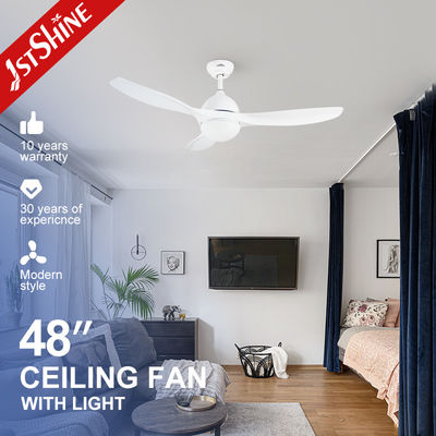 48インチの3 CLRの明るさLEDライトが付いている現代屋内天井に付いている扇風機