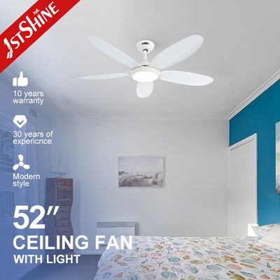 1stshine 高気流 LED 天井扇風機 5 ホワイト ABS 刃と金属ランプボディ