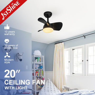 20 インチ 3 黒 ABS 刃 リモート LED 天井扇風機 3 色 LED 光と DC モーター
