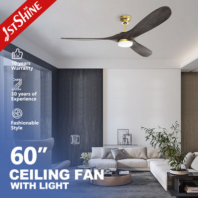 ランプボディ素材 メタル 60 インチ 強力な高気流 LED 天井ファン リビングルーム