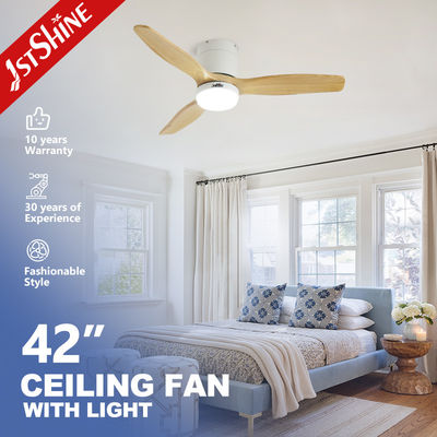 42インチ 天然風 リモコン LED 天井扇風機 木の刃 Mulit カラー/OEM