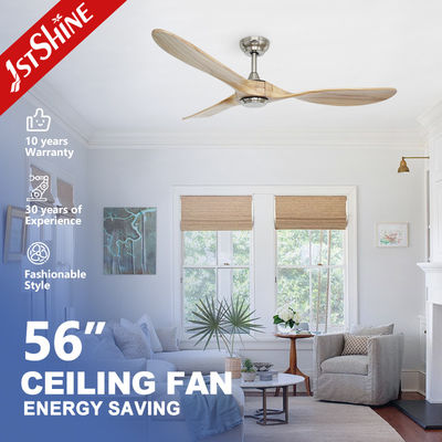 1stshine 56' 木製天井扇風機 天然風力と高速電力節約