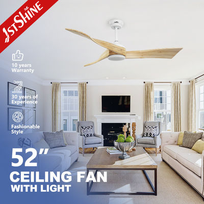230V LED 天井扇風機照明 リモコンと豪華な木製ブレード