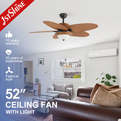 豪華な照明と伝統的なスタイル LED 天井扇風機 リモートモダンデザイン 35W